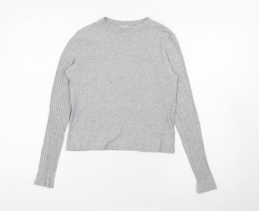 Womens UK Size 8 River Island Grey Pullover Jumper