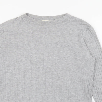 Womens UK Size 8 River Island Grey Pullover Jumper