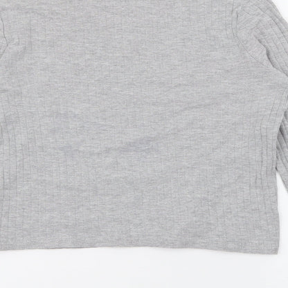 Womens UK Size 8 River Island Grey Pullover Jumper