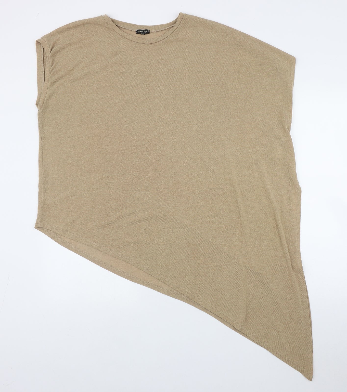 Womens UK Size 18 River Island Beige Tunic Tank