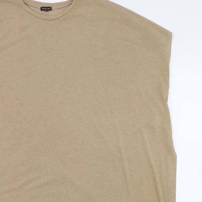 Womens UK Size 18 River Island Beige Tunic Tank