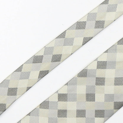 Marks and Spencer Mens Multicoloured Plaids & Checks Silk Pointed Tie One Size