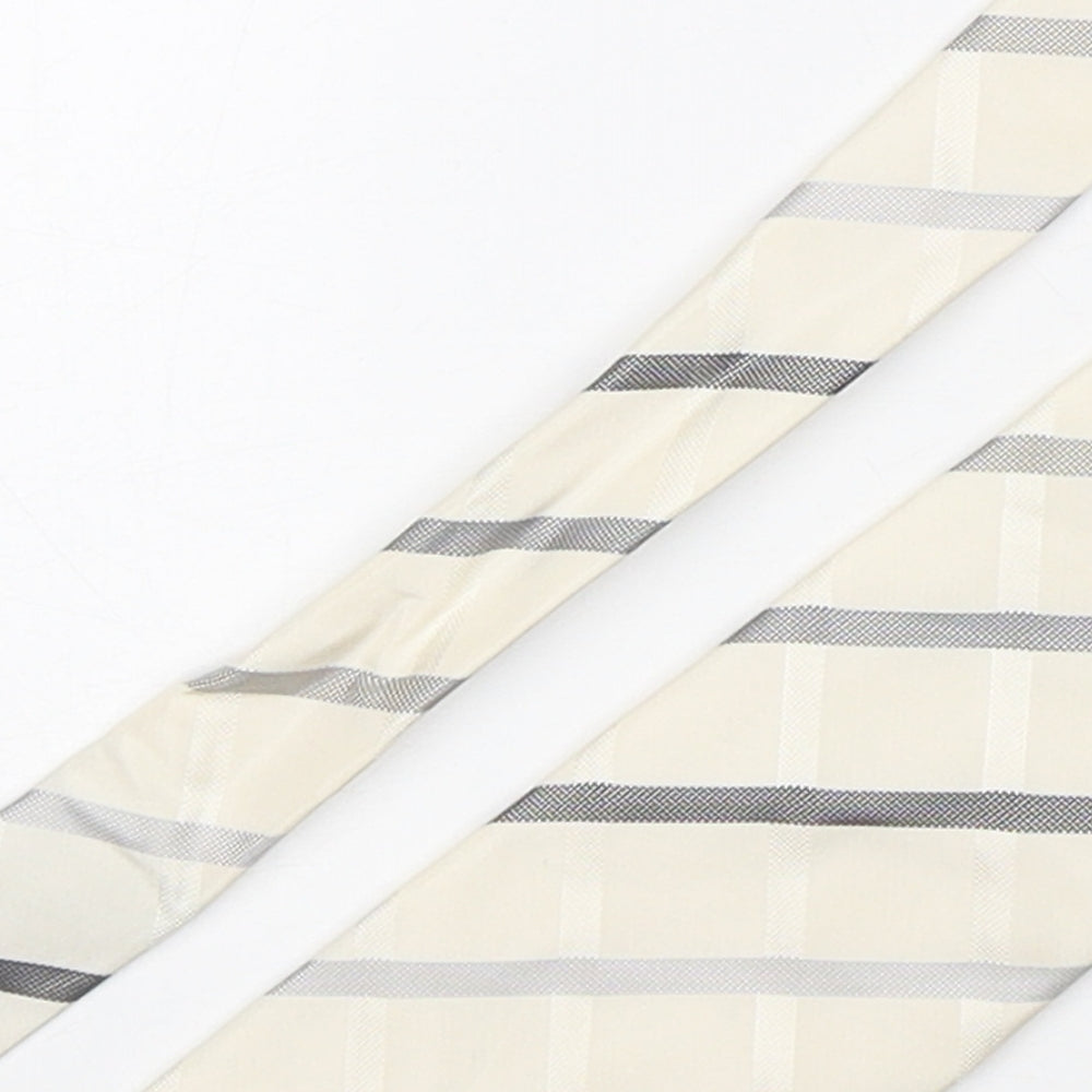 NEXT Mens Multicoloured Plaids & Checks Silk Pointed Tie One Size