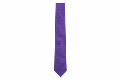 Mens Burton Purple Striped  Pointed Tie