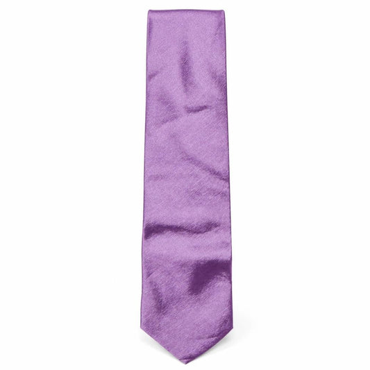 Front view of Ciro Citterio men’s purple polyester pointed tie one size