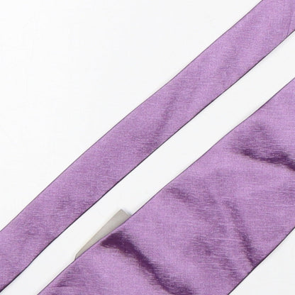 Mens Ciro Citterio Purple No Pattern  Pointed Tie