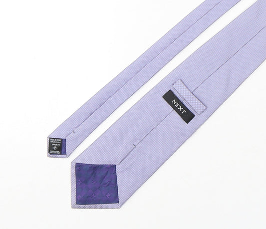 NEXT Mens Purple Grenadine Silk Pointed Tie One Size