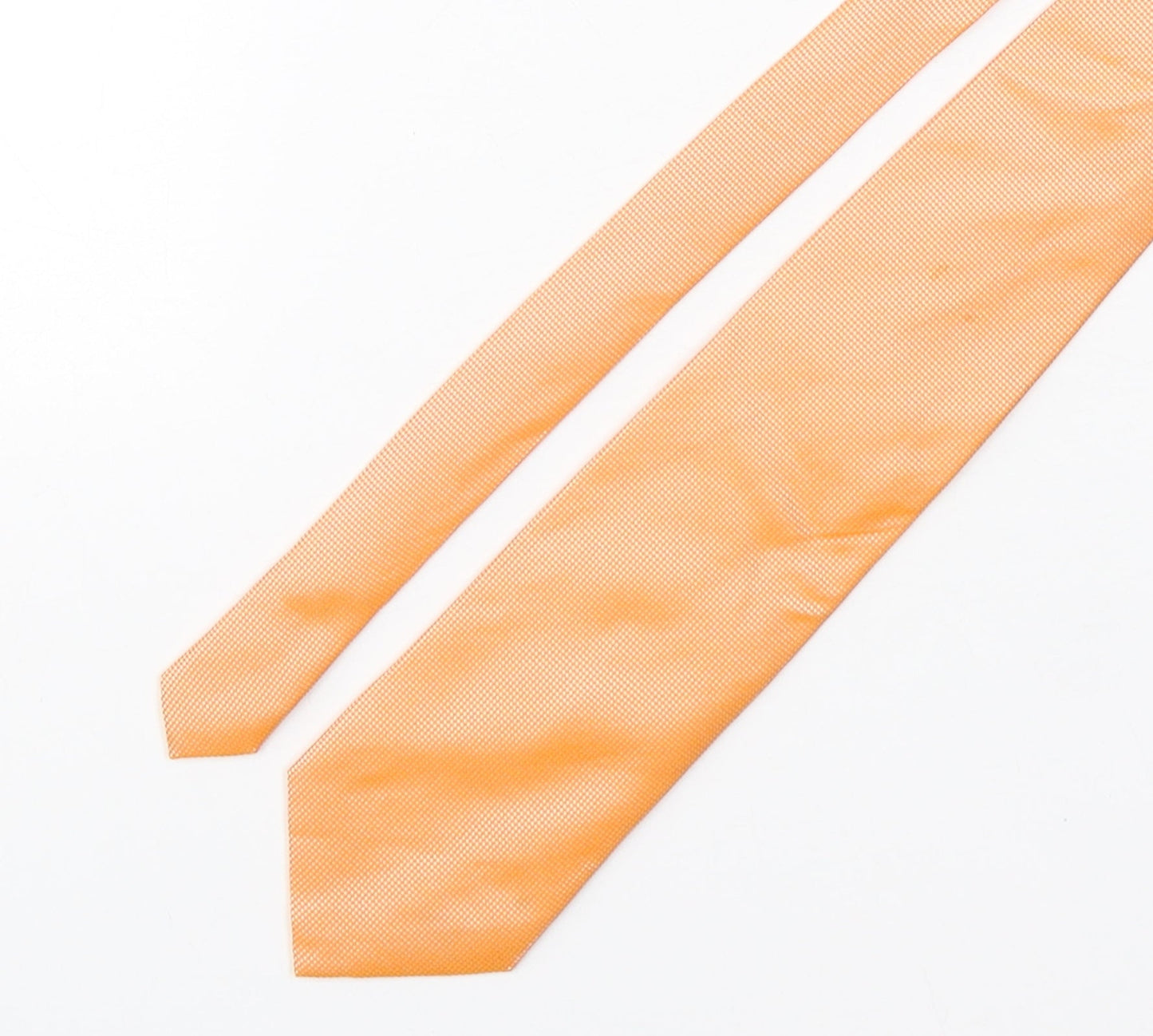Mens Fox & Chave Orange Grenadine  Pointed Tie