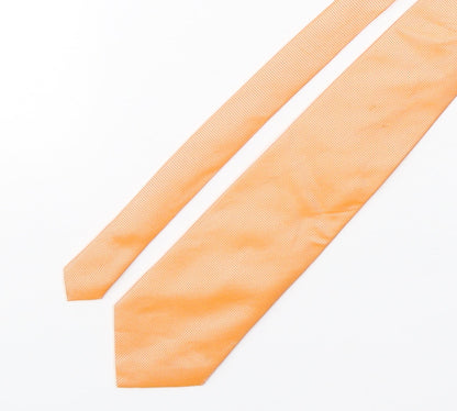Mens Fox & Chave Orange Grenadine  Pointed Tie