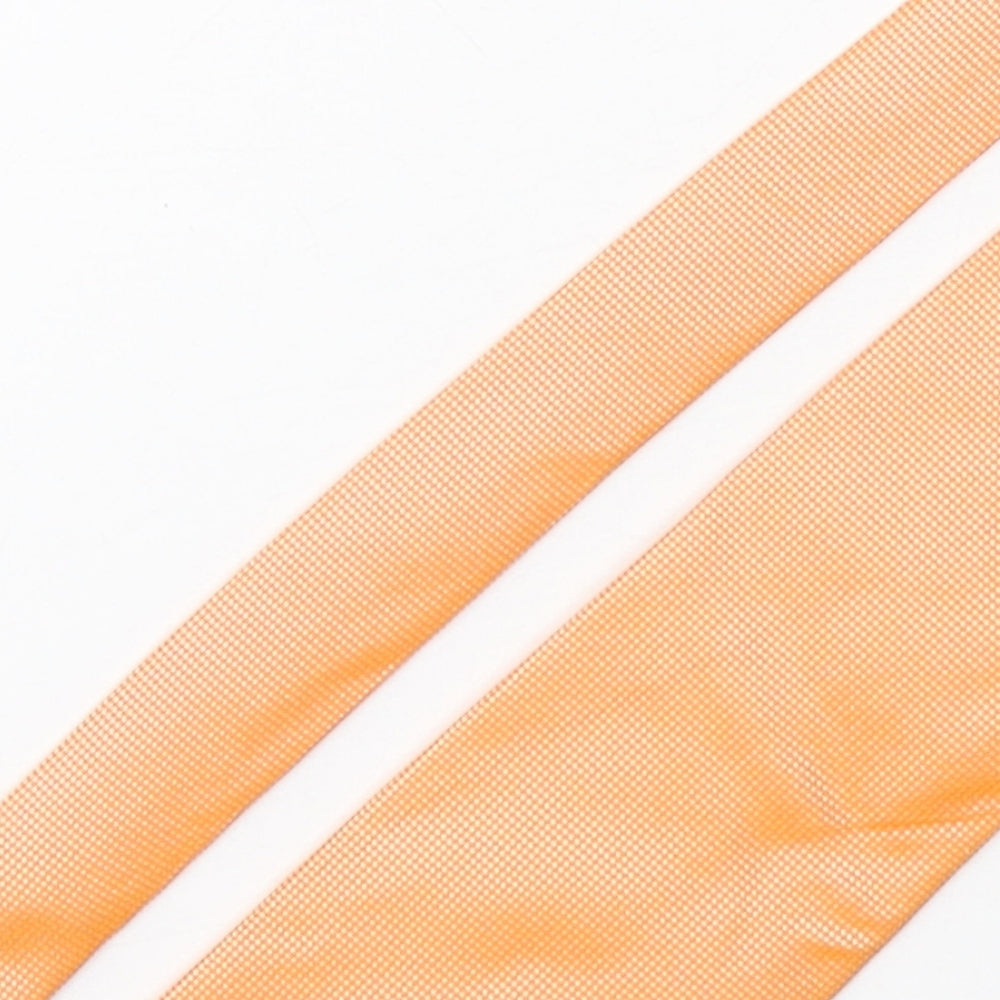 Mens Fox & Chave Orange Grenadine  Pointed Tie
