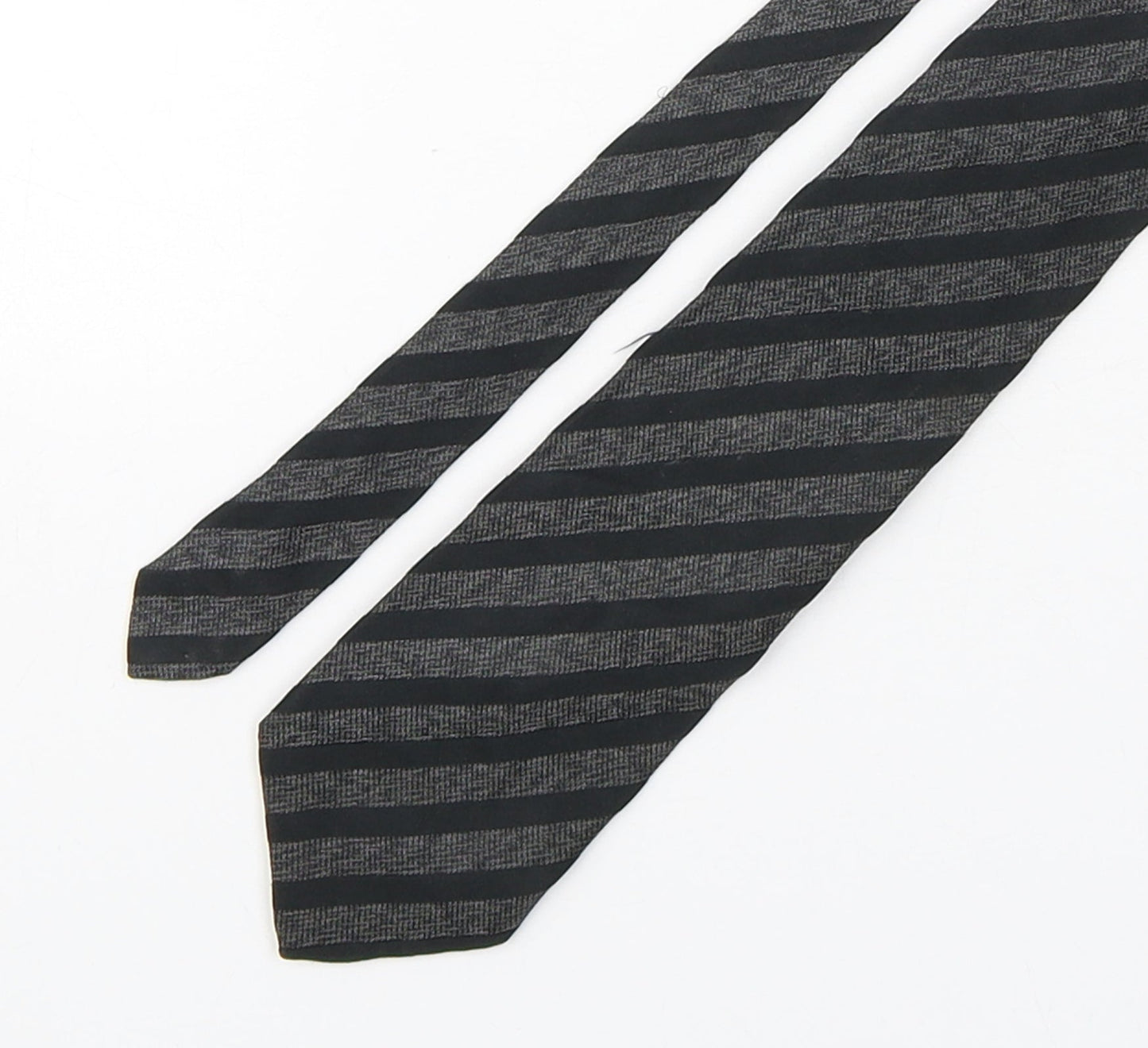 Preworn Mens Multicoloured Striped Silk Pointed Tie One Size