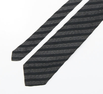 Preworn Mens Multicoloured Striped Silk Pointed Tie One Size