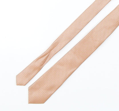 NEXT Mens Orange Grenadine Polyester Pointed Tie One Size