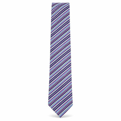Mens Marks and Spencer Multicoloured Striped  Pointed Tie