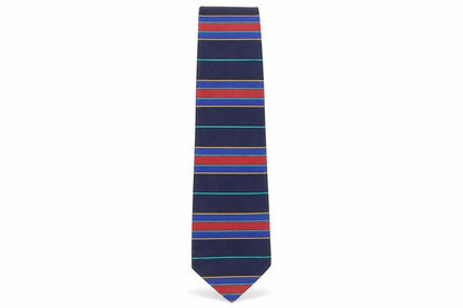 Mens Canda Multicoloured Striped  Pointed Tie