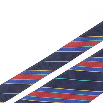 Mens Canda Multicoloured Striped  Pointed Tie