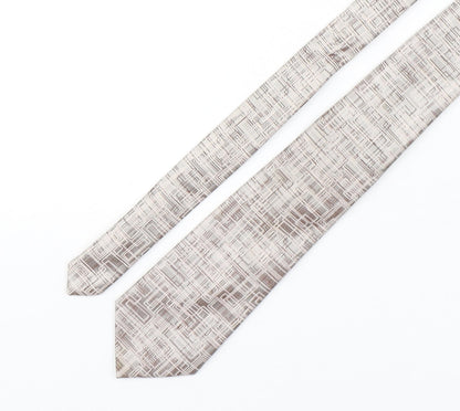 Mens BHS Multicoloured Geometric  Pointed Tie