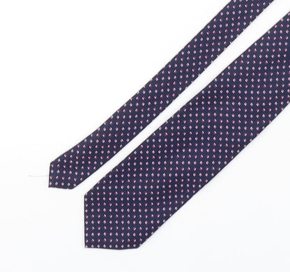 Marks and Spencer Mens Multicoloured Geometric Polyester Pointed Tie One Size