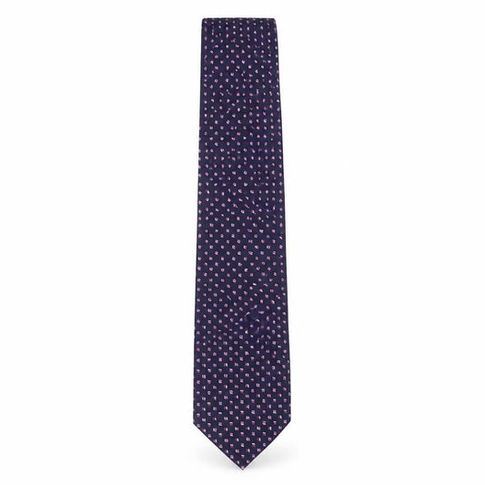 Front view of Marks & Spencer men’s multicoloured geometric polyester pointed tie one size