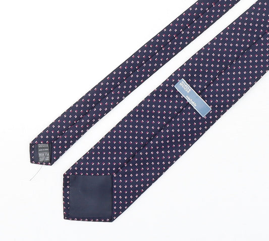 Marks and Spencer Mens Multicoloured Geometric Polyester Pointed Tie One Size