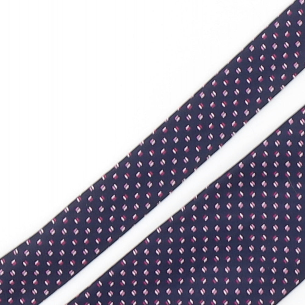 Marks and Spencer Mens Multicoloured Geometric Polyester Pointed Tie One Size
