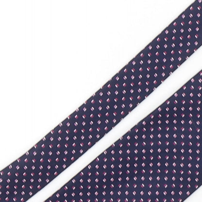 Marks and Spencer Mens Multicoloured Geometric Polyester Pointed Tie One Size