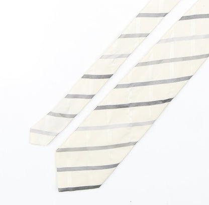 NEXT Mens Multicoloured Striped Silk Pointed Tie One Size