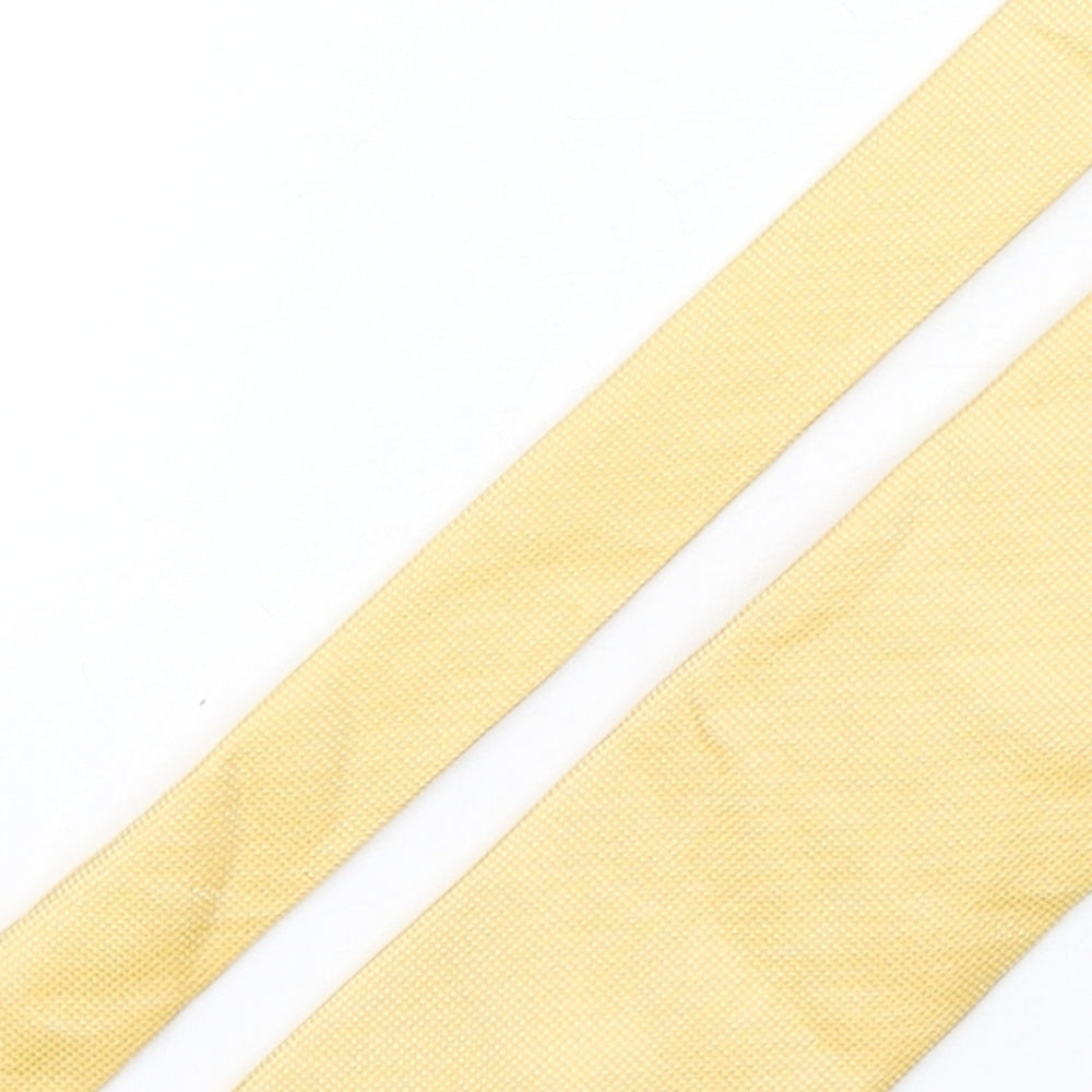 Mens Ventura Gold Grenadine  Pointed Tie