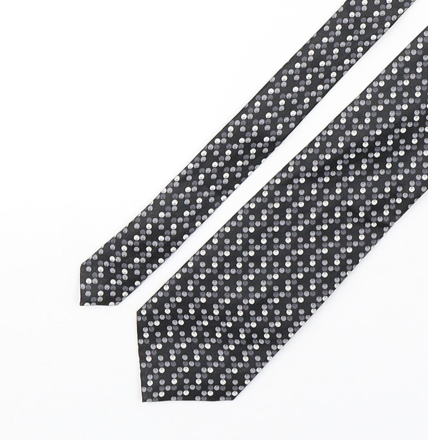 Marks and Spencer Mens Multicoloured Polka Dot Silk Pointed Tie One Size