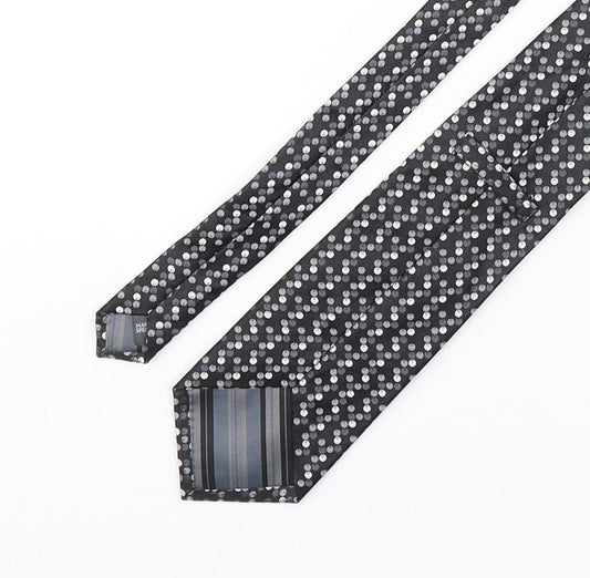 Marks and Spencer Mens Multicoloured Polka Dot Silk Pointed Tie One Size