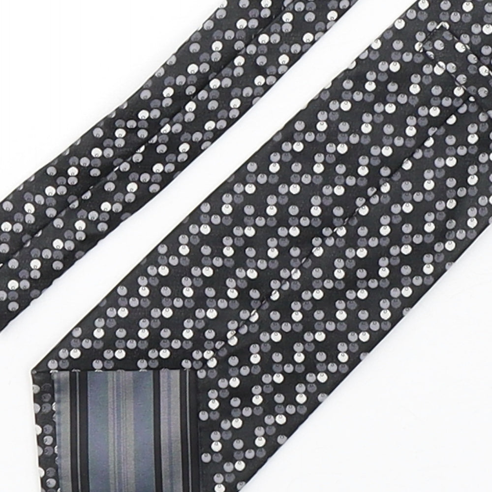 Marks and Spencer Mens Multicoloured Polka Dot Silk Pointed Tie One Size