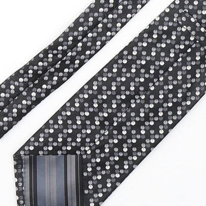 Marks and Spencer Mens Multicoloured Polka Dot Silk Pointed Tie One Size