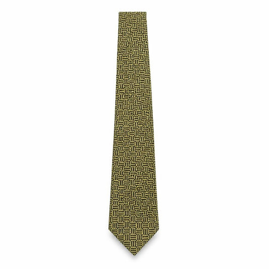 Front view of Marks & Spencer men’s multicoloured geometric polyester pointed tie one size
