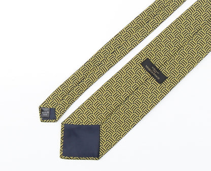 Marks and Spencer Mens Multicoloured Geometric Polyester Pointed Tie One Size