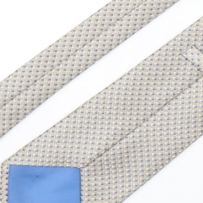 Marks and Spencer Mens Multicoloured Plaids & Checks Polyester Pointed Tie One Size