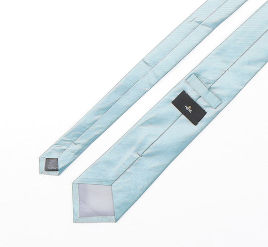 NEXT Mens Green  Silk Pointed Tie One Size