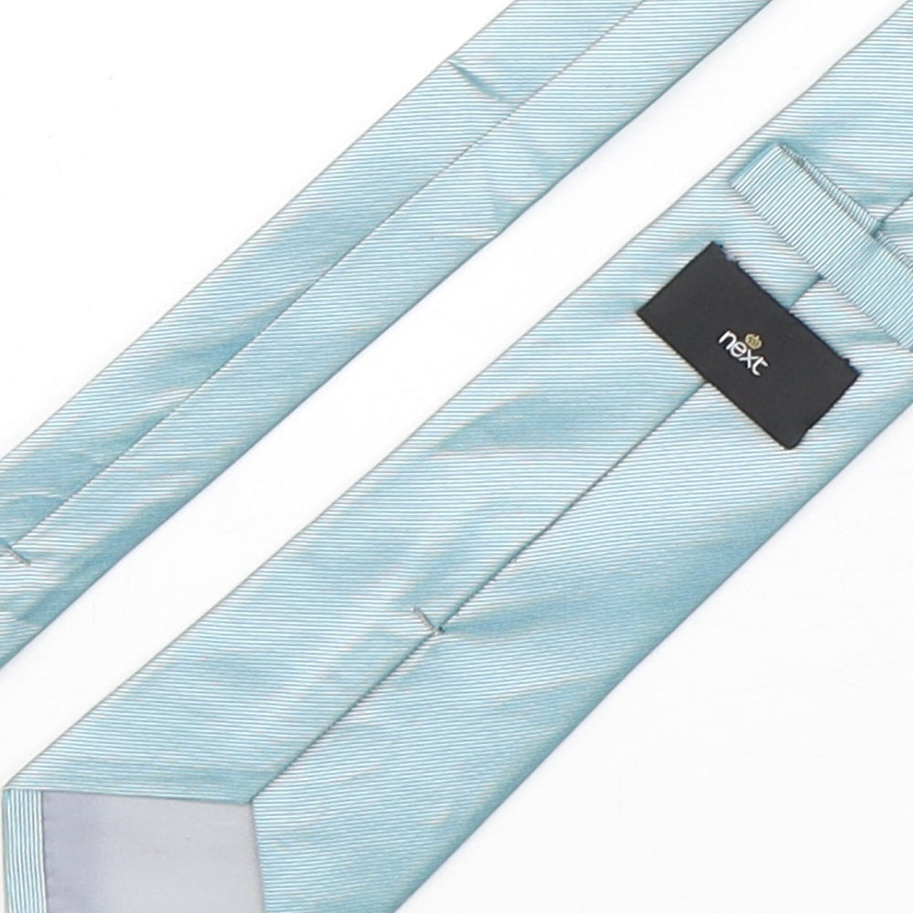 NEXT Mens Green  Silk Pointed Tie One Size