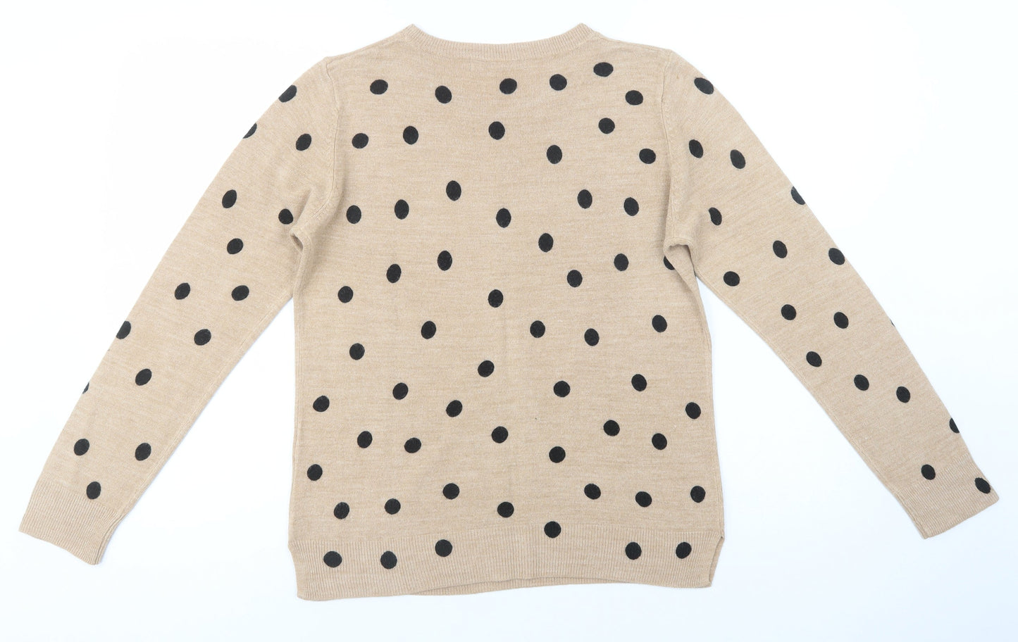 Womens UK Size 12 Marks and Spencer Beige Pullover Jumper