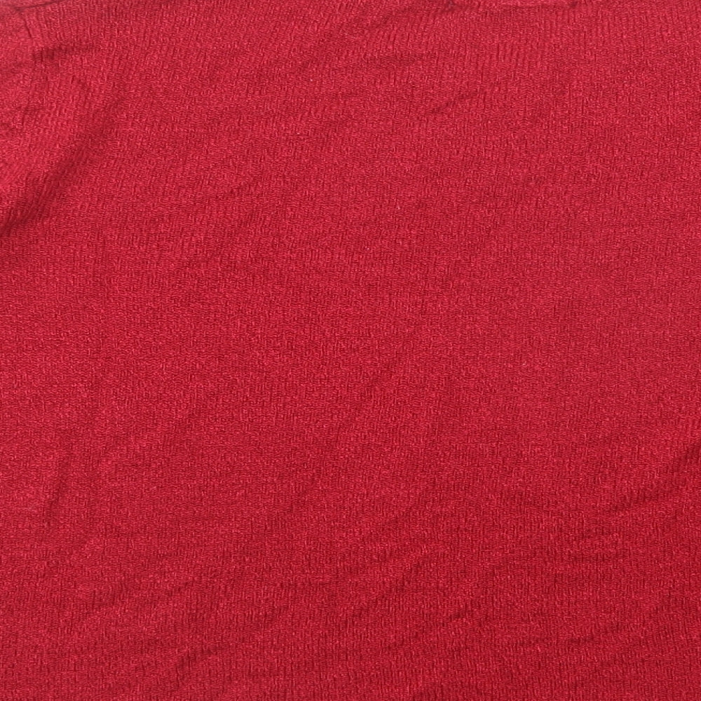 Womens UK Size M Bonmarché Red Pullover Jumper