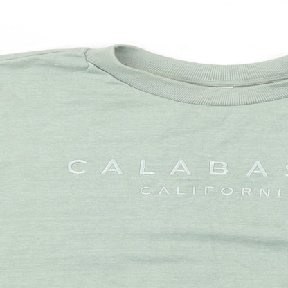 Pep & Co Womens Green  Cotton Pullover Sweatshirt Size XL  Pullover - Calabasas