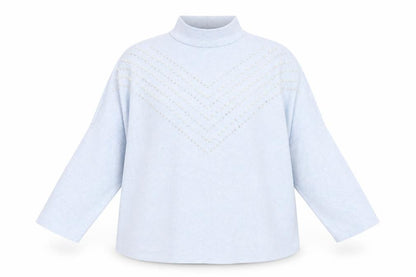 Womens UK Size L Select Blue Pullover Jumper