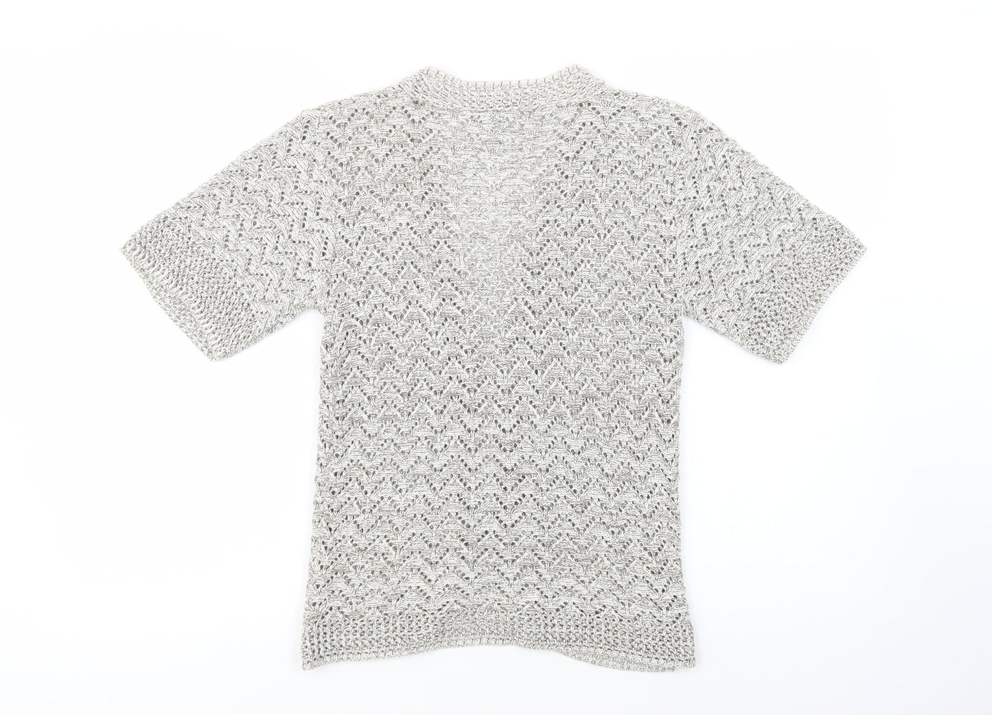Womens UK Size S Pulse Beige Cardigan Jumper