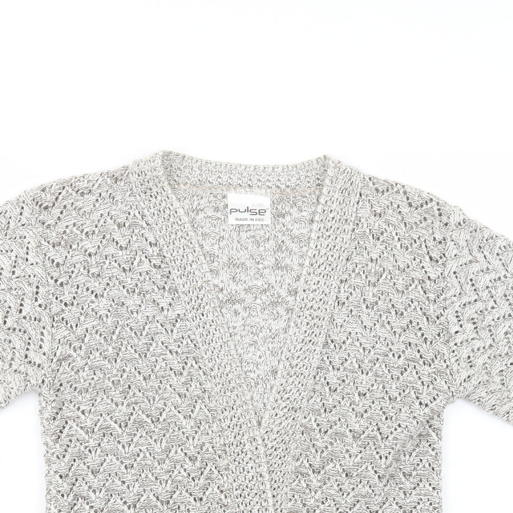 Womens UK Size S Pulse Beige Cardigan Jumper