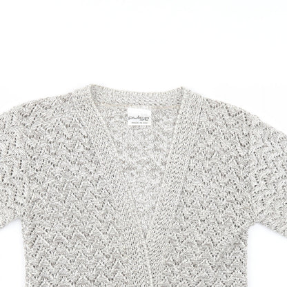 Womens UK Size S Pulse Beige Cardigan Jumper
