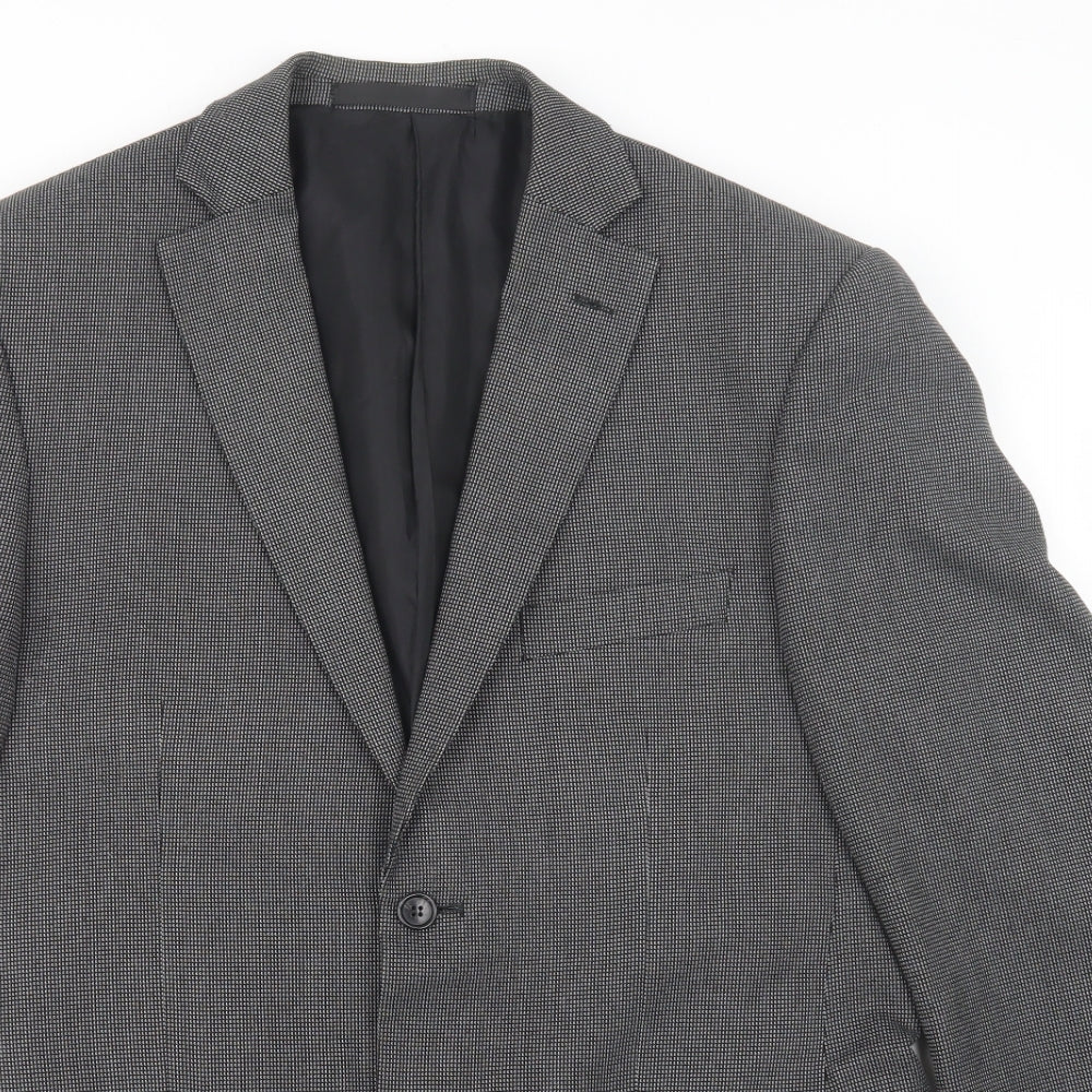Mens UK Size 40 Marks and Spencer Grey Jacket
