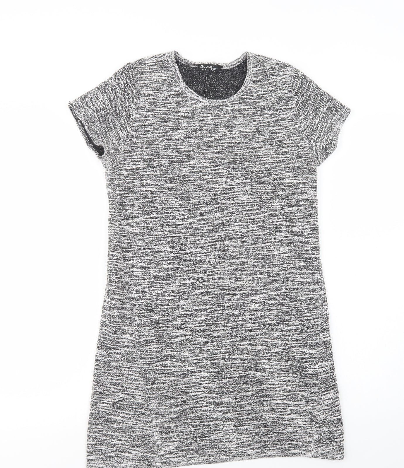 Miss Selfridge Womens Grey  Polyester Shift  Size 10  Crew Neck Pullover