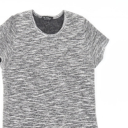 Miss Selfridge Womens Grey  Polyester Shift  Size 10  Crew Neck Pullover