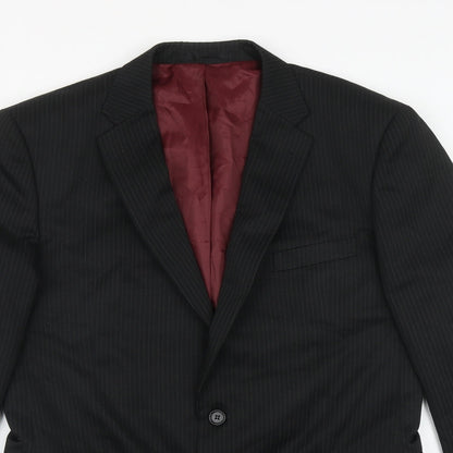 Mens UK Size L Taylor & Wright Regular Black Suit Jacket