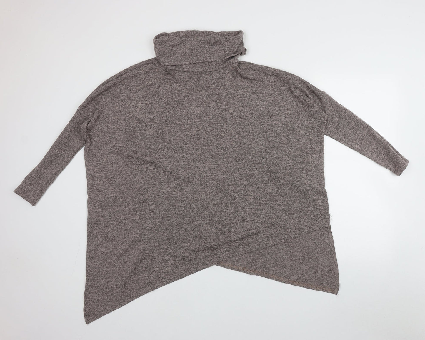 Womens UK Size S New Look Brown Pullover Jumper