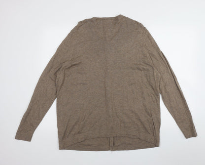 Womens UK Size  Marks and Spencer Brown Cardigan Jumper